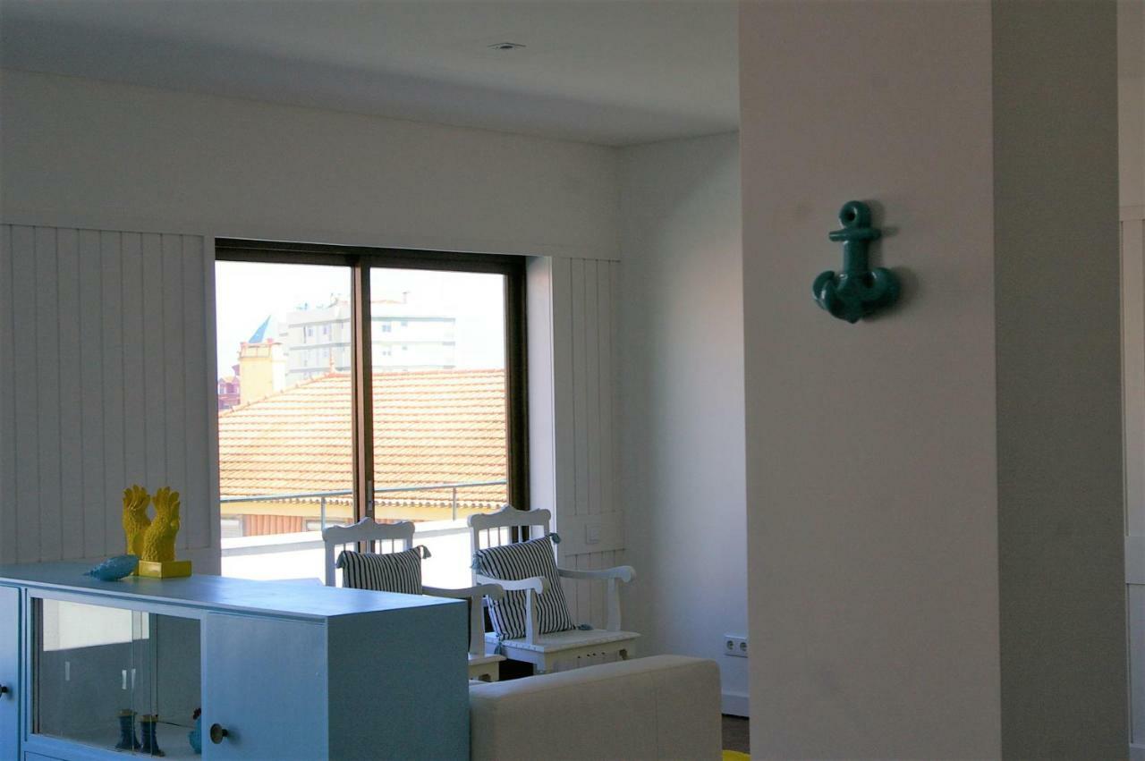 Blue Apartment Parede Beach House Exterior foto